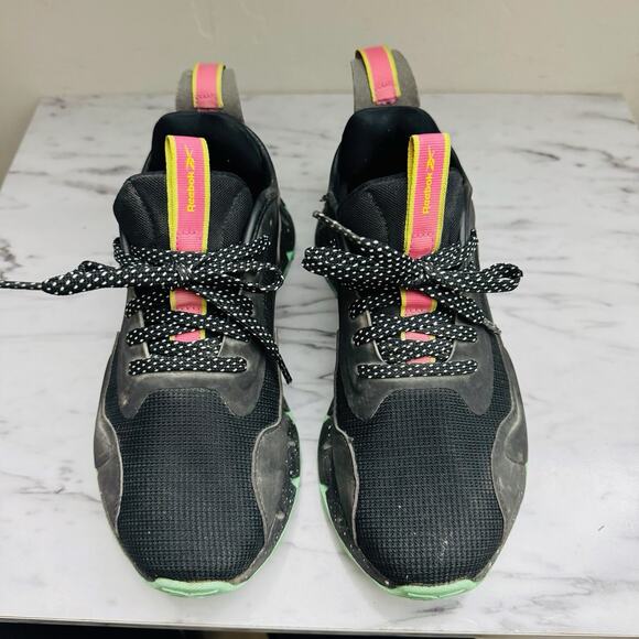 Reebok Zig Dynamica Adventure Black And Pink Running Shoes Women’s Size 7 - Picture 3 of 10